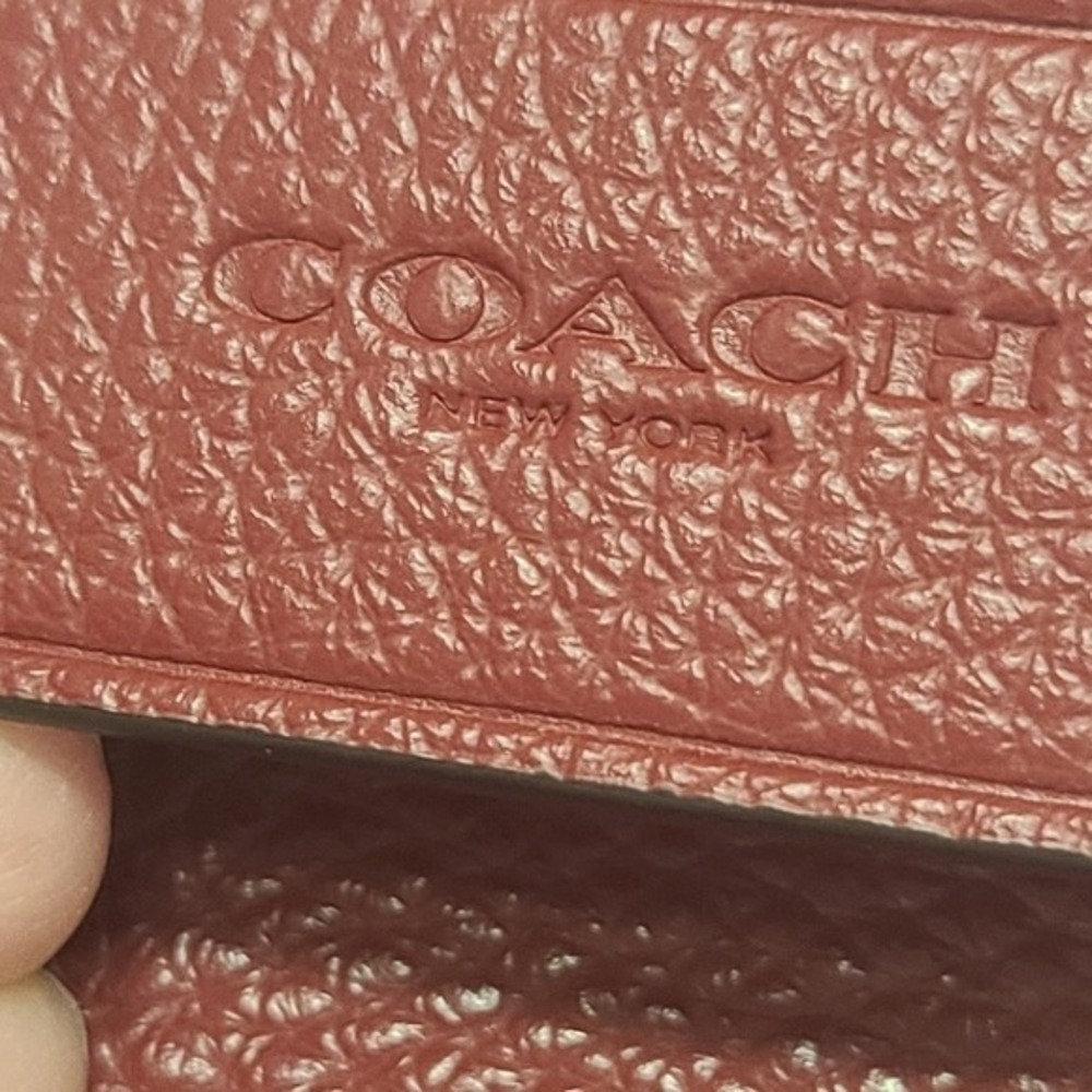 Coach Kacey Pebbled Leather Satchel Handbag Red Gold Hardware Crossbody - Picture 2 of 9
